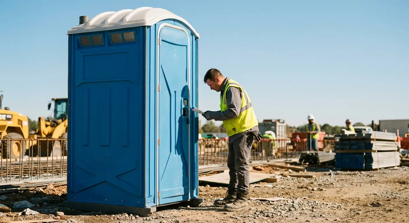 Clean portable restrooms at a special event in Arlington, VA