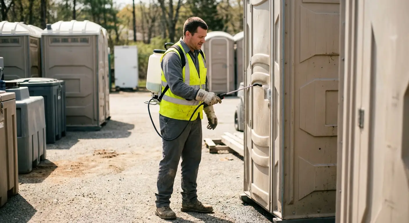Sanitation safety protocols and portable restroom rental in Arlington, VA