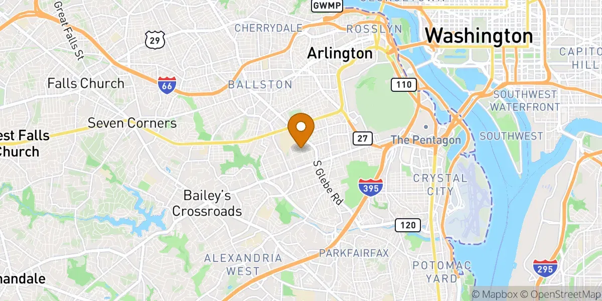  neighborhood map in Arlington, VA