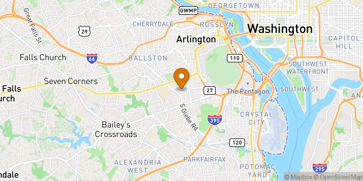  neighborhood map in Arlington, VA