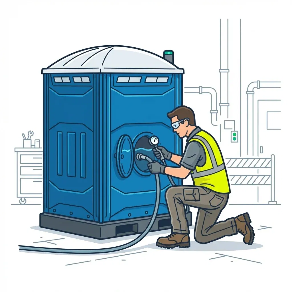 Causes of tank overflow infographic in Arlington, VA